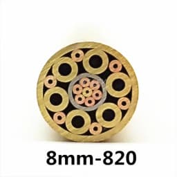 8mm Mosaic Pin Rivets for Knife Handle Screw Decorate 21 Kinds Design Exquisite Style Length 9cm