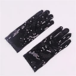 New double-sided gloves, monochrome sequined gloves, stage performance, fashion trend gloves A72
