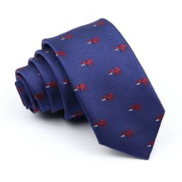 New Mens Polyester Jacquard Ties Casual Slim 6CM Insect Shiba Inu Car Cartoon Neckties For Wedding Business Suits Neck Accessory