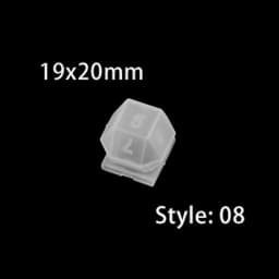 19 Shapes Dice Silicone Molds Fillet Square Triangle Dice Epoxy Resin Mold For DIY Crystal Dice Carfts Jewelry Making Supplies