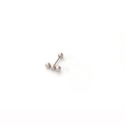 1pcs New Style Stainless Steel Ear Piercing Cz Stud Earrings Snake Moon Round Ball Arc Cartilage Helix Conch Screw Back Earring