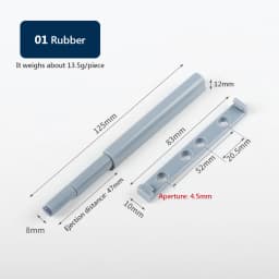 Kitchen Cabinet Catches Door Stop Drawer Damper BuffersSoft Quiet Close with Srews Invisible Handle Home Furniture Hardware