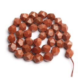6-12mm Natural Garnet Agates Quartz Tiger Eye Howlite Opal Stone Beads Faceted Loose Beads For DIY Jewelry Making Bracelet