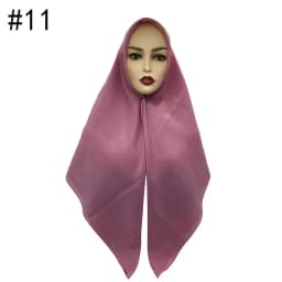 High Quality Malaysian Ladies Hijab Scarf Solid Color Cotton Oversize Square Scarf Muslim Shawls and Wraps Hijabs Foulard Femme