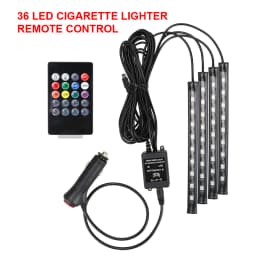 Universal Car RGB Ambient Lights LED Strips Interior Lamps 8 Colors Decorative Off Road 4x4 SUV Automobile Accessories Smart 12V