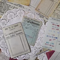 54Pcs/Set Vintage Ticket Label Sticker DIY Craft Scrapbooking Album Junk Journal Happy Planner Decorative Stickers