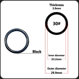 Fishing Rod Guides Ring 10Pcs~100Pcs Wear Resistant Ceramic Guide Ring Rod Repair Replacement Kit Alconite Ring Black 6mm~47.3mm