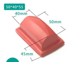 Free Ship One 50 Hardness Pad Printing Rubber Head Coding Machine Silicane Gel Product Customized Material