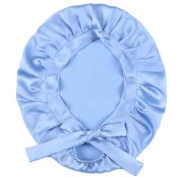 SuyaDream 100% Mulberry Silk Sleep Cap for Women Hair Care Natural 19 Momme Silk Night Bonnet with Adjustable Ribbons