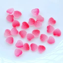 50Pcs Resin Cute Mini Imitation 10mm Heart-Shaped Fudge Flatback Scrapbook Kawaii DIY Embellishments Accessories L79