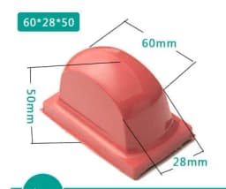 Free Ship One 50 Hardness Pad Printing Rubber Head Coding Machine Silicane Gel Product Customized Material