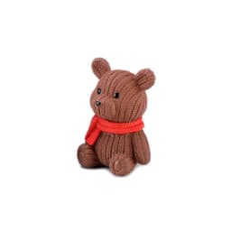 1Pcs Popular Plastic Teddy Bear Miniature Fairy Garden Easter Animal Figurines Party Gift Home Decoration Accessories