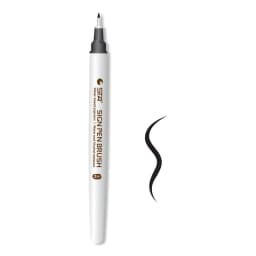 STA 4 Pcs Japanes Calligraphy Pen Waterproof Markers Soft Brush Pens for Lettering Writing Drawing School Art Supplies