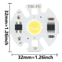 3W 5W 7W 9W AC 220V LED COB LED Chip Lamp Matrix Smart IC NO Need Driver For Flood Light Spotlight Projector Light Bulb Beads