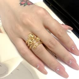 New Design Stainless Steel Round Bead Rings for Women Wedding Jewelry Party Gift