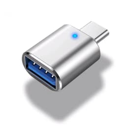 Type C To USB 3.0 OTG Adapter USB-C Male To USB Female Converter For Macbook Samsung S20 Xiaomi Huawei USBC OTG Connector LED