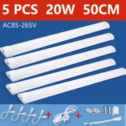 Led Bar Light Profile 10W 20W Led Strip T5 Tube Kitchen Indoor Lighting 30cm 50cm Wall Lamp Lights for Kitchen Cabinet AC85-265V