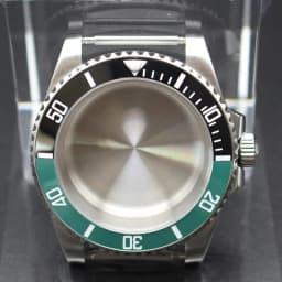 40mm Cases Men's Watch Ceramic Bezel Sapphire Glass Fit NH35 NH36 ETA 2824 Miyota 8215 Movement 28.5mm Dial Submariner Parts