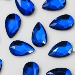 5x8mm 100pcs Flatback Colorful Drop Nail Rhinestones For Nails Art Crystal Glass Stone Manicure 3D Shiny Garment Decorations