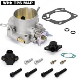 Aluminum Silver Intake Manifold 70mm Throttle Body For Honda B16 B18 D16 F22 B20 D/B/H/F EG EK H22 PQY6959