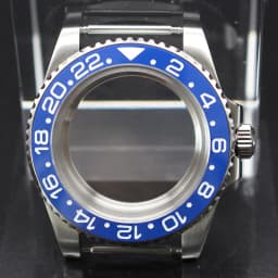 40mm Cases Men's Watch Ceramic Bezel Sapphire Glass Fit NH35 NH36 ETA 2824 Miyota 8215 Movement 28.5mm Dial Submariner Parts