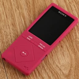 Rubber Gel Silicone Cover Case for Sony Walkman NWZ A15 A17 A25 A27 Protective Case with Protector Film Strap
