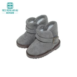 5.6cm Toys Doll Shoes for EXO 1/6 BJD YOSD Doll Accessories Fashion Snow Boots Khaki Black Pink
