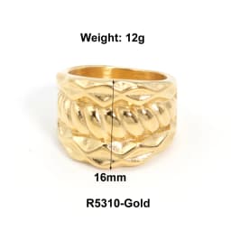 New Design Stainless Steel Round Bead Rings for Women Wedding Jewelry Party Gift