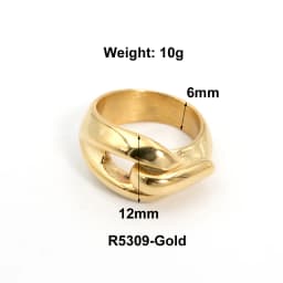 New Design Stainless Steel Round Bead Rings for Women Wedding Jewelry Party Gift