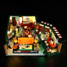 Kyglairng Led Light Kit for LEGO 21319 The Television Series Friends Coffee Shop Centeral Perk (Not Include The Blocks Set )