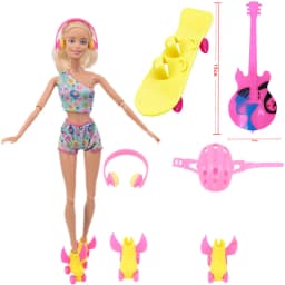 30 Different High Heel Shoes Boots For Babi Doll Clothes Accessories Girl's Toys Birthday Gift