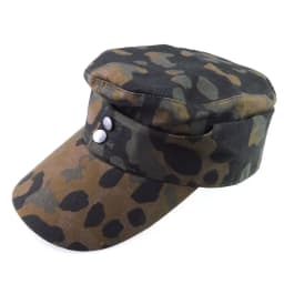 WW2 WWII German M43 Spring Autumn Oakleaf Plane Tree Camouflage Cotton Cap Hat Size EU 57 58 59 60 61 62