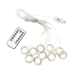 3M LED Curtain Garland USB String Lights Fairy Festoon With Remote Christmas Wedding Holiday New Year Decoration 2024 for Home