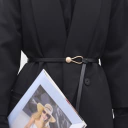 New Double Ring Belt Gold Silver Stretch Elastic Waist Belts for Women Metal Plate Female Lady Dress Waistband ceinture femme