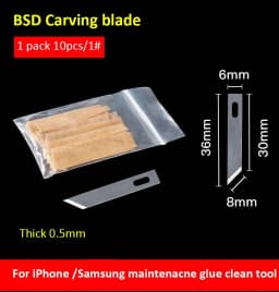 936 Soldering iron Heating Blade For Mobile phone Back Cover Glass Glue Remove Tool Mainboard Glue Fingerprint IC repair Tool