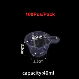 20-150Pcs 40ML Plastic Disposable Cups Dispenser Silicone Resin Mold Kit for DIY UV Epoxy Resin Jewelry Making Tools Accessories