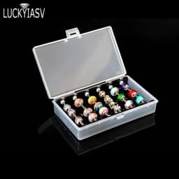 Customized Pandora Charm Beads Holder Bracelet Jewelry Display Storage Box Troll Chamilia Beads Show Case Organizer with Cover