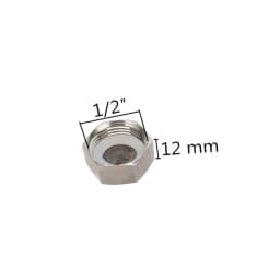1/2" BSP Male/Female Thread Stainless Steel Tee/ Elbow/Straight/ /Plug Connector Water Coupler Plumbing Fitting Reducing Adapter