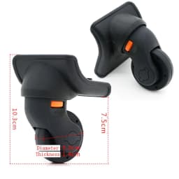 Replacement Luggage Wheels for Suitcase Repair 360 Degree Swivel Removable Trolley Case Travel Suitcase Accessories
