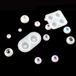 DIY Crystal Eye Silicone Mold For Doll Round Eye Mold For Resin Jewelry Making Mould