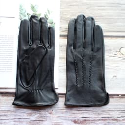 Summer Driving Sheepskin Gloves Men's Thin Touch Screen Leather Unlined Fashionable and Simple Motorcycle Riding Gloves