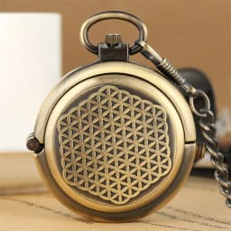 Steampunk Bronze Mechanical Pocket Watch Retro Creative Rotating Cover Roman Numeral Display Manual Mechanism Pendant Male Clock