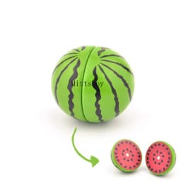 Simulation Magnetic Montessori Fruit Play House Strawberry Watermelon Banana Durian Seasoning Baking Toy Wooden Educational Toys