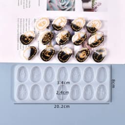 Keychain Pendant Twelve Constellation Silicone Mold For Epoxy Resin Casting Creative Earrings Jewelry Pendants Making Molds