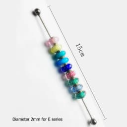 3mm 2mm Charms Storage Rod for Sorting Rondelles Charms E Series Bracelet Beads Holder Trollbeads Accessories Organizer Shaft