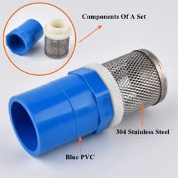 20~50mm 304 Stainless Steel Filter PVC/UPVC Pipe Set Aquarium Tank Water Pump Inlet Tube Filter Garden Drip Irrigation Filter