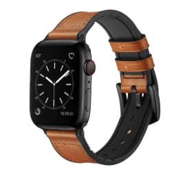 Strap for Apple watch band 44mm 40mm 42mm 45mm 41mm ultra 49mm accessories leather+silicone bracelet iwatch series 8 7 6 5 4 SE