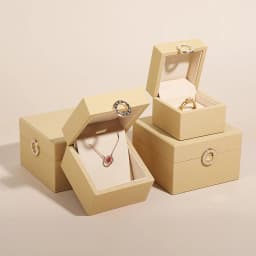 High-End Pu Leather Jewelry Storage Packaging Gift Box Proposal Ring Box Watch Bracelet Collection Box