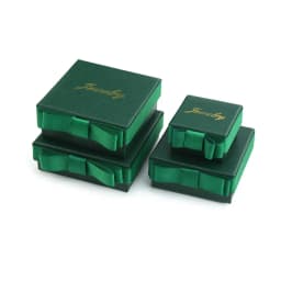 24pcs Jewelry Packaging Bowknot Boxes Surface With Word “Jewelry“ Paper Carton Gift Display Organizer Storage Necklace Display