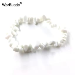 Natural Gem Stone Bracelet Amethyst Irregular Stretch Chip beads Nuggets Quartz Bracelets Bangles Crystal Wristband For Women